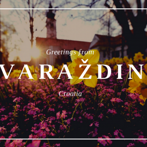 Razglednica s motivom grada Varaždina