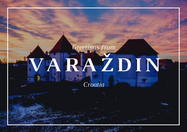 Razglednica s motivom grada Varaždina