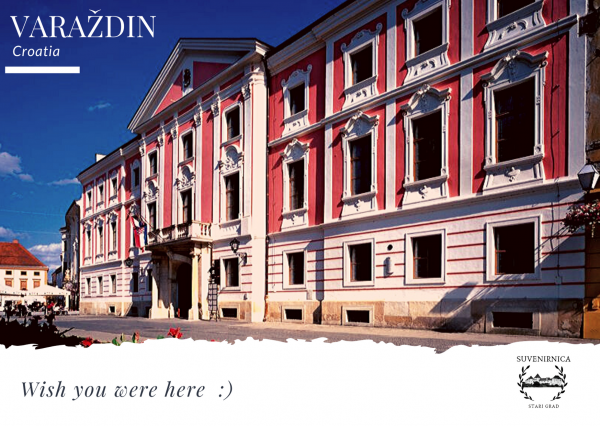 Razglednica s motivom grada Varaždina